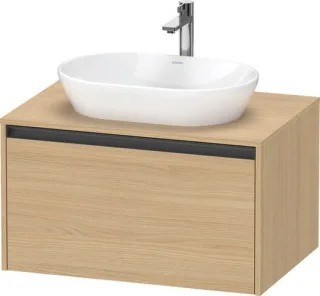 Duravit Ketho.2 Konsolenwaschtischunterbau wandhängend Natur Eiche Matt 800x550x459 mm - K2488503030 K24885030300000