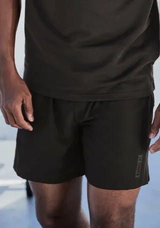 le jogger Shorts mit seitliche Mesheinsatz und Reißverschlusstaschen