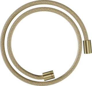 Hansgrohe Textilbrauseschlauch Axor 1250mm mit zylindrischen Muttern, brushed brass, 28228950 28228950