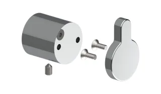 Keuco Umsteller Ersatzteil ARM 50100 kpl. verchromt zu 51673/51674, 50100010199 50100010199