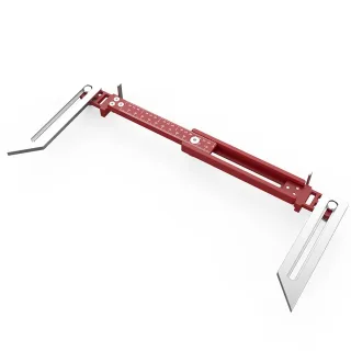 ENJOYWOOD LTG-002 Stair Tread Template Tool Solid Stair Tread Gauge Shelf Layout Tool Stair Tread Measuring Tool Compati