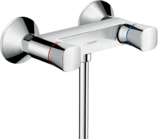 Hansgrohe Zweigriff Brausenarmatur Aufputz Logis chrom, 71263000 , 71263000 71263000