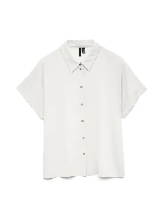 VERO MODA - VMALICE SS SHIRT WVN NOOS Snow White - Gr. - M