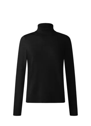 MAERZ Muenchen - Pullover Rollkragen 1/1 Arm black - Gr. - 38