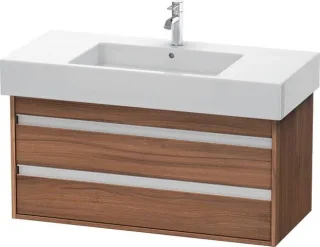 Duravit Ketho Waschtischunterbau wandhängend Nussbaum Matt 1000x455x480 mm - KT664107979 KT664107979