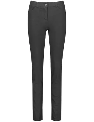 GERRY WEBER Edition - 5-Pocket Jeans Best4me Slimfit black black denim - Gr. - 36L