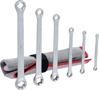 KS Tools Torx-E-Doppel-Ringschlüssel-Satz, 6-tlg - 911.0370