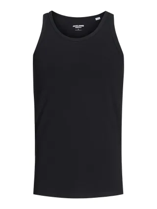 JACK&JONES - JJEBASIC TANK TOP NOOS black - Gr. - S