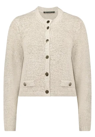 Betty Barclay - Strick-Cardigan grau beige - Gr. - 42