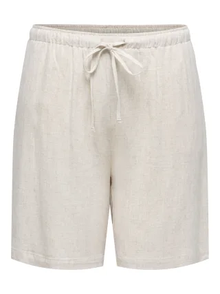 ONLY CARMAKOMA Shorts "CARSIESTA MW PULL-UP LIN BL SHORTS NOOS"