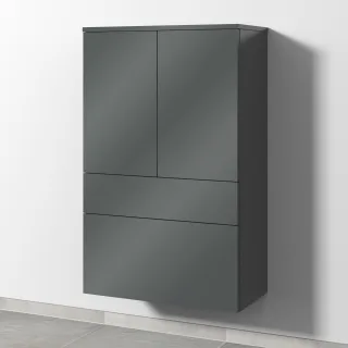 Sanipa Mittelschrank 2morrow (P2276) 1105x700x350 Anthrazit-Glanz, P227679 P227679
