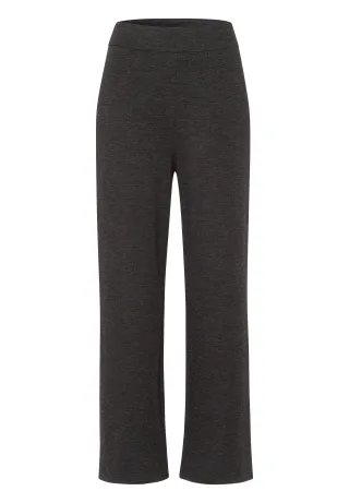 FRANK WALDER - Hose ICED LAVENDER mit Wide Leg black grey - Gr. - 38
