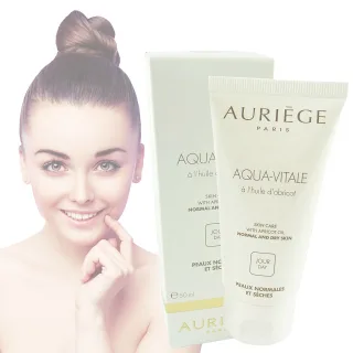 Auriege Paris Aqua  Vitale Tages Creme trockene normale Haut Aprikosen Öl 50ml