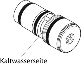 Ideal Standard Ventil komplett, Kaltwasser f.A1500NU A860838NU