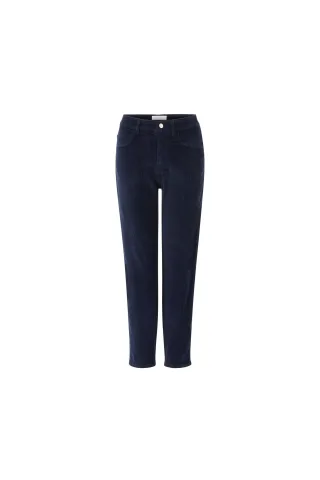 Rich & Royal - corduroy five pockets pants midnight blue - Gr. - 34