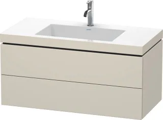 Duravit L-Cube c-bonded Set wandhängend Taupe Matt 1000x480x500 mm - LC6928O9191 LC6928O9191
