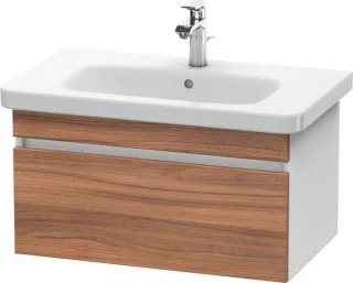 Duravit DuraStyle Waschtischunterbau wandhängend Nussbaum & Weiß Matt 730x448x398 mm - DS638107918 DS638107918
