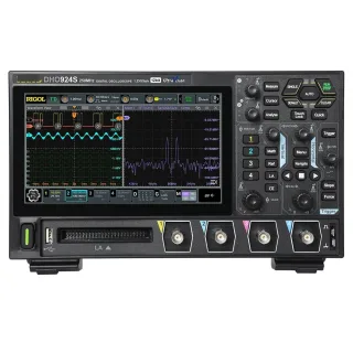 DHO924S Digital Oscilloscope 250 MHz 4 Analog Channels High Definition Display 12-Bit Vertical Resolution 1.25 GSa/s Rea