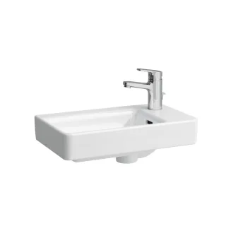 LAUFEN Handwaschbecken PRO S 280x480x150 asym. 1 Hl. re o.Ül. Becken links weiß LCC, H8159544001141 H8159544001141