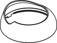 Hansgrohe Kappe Talis Waschtischarmatur chrom , 92625000 92625000