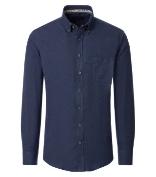 CASAMODA - Freizeithemd blau - Gr. - XL