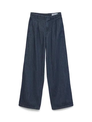VERO MODA - VMRAE HR WIDE JEANS MIX dark blue denim - Gr. - 30/32
