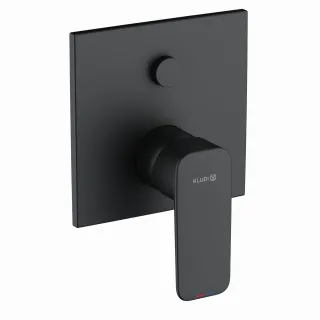 Kludi PURE&STYLE Unterputz-Wannenarmatur Push m. Funktionseinh. für 88022,mattschwarz, 407593975 407593975