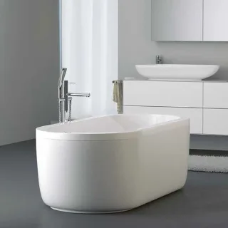 Koralle freistehende Ovalbadewanne T200 180x80x45cm, VL120180080201 VL120180080201