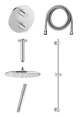 Damixa Merkur SR2 Unterputz-Duschsystem, chrom, 571540000 571540000