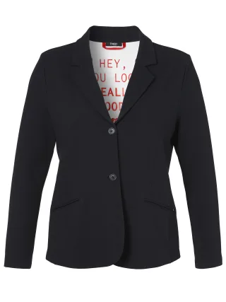 Frapp - Jacke Revers 1/1 Arm Knöpfe navy - Gr. - 48