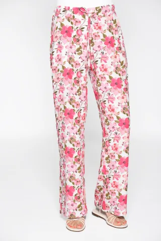 CLARINA - Hose, Druck pink combo - Gr. - 38