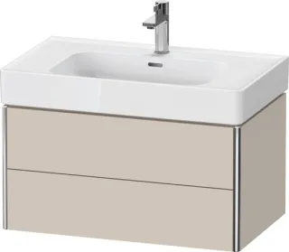 Duravit XSquare Waschtischunterbau wandhängend Taupe Matt 784x470x397 mm - XS4399091910000 XS4399091910000