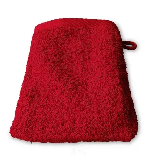 Lanudo? Waschhandschuh Pure Line 21x15 cm Rot