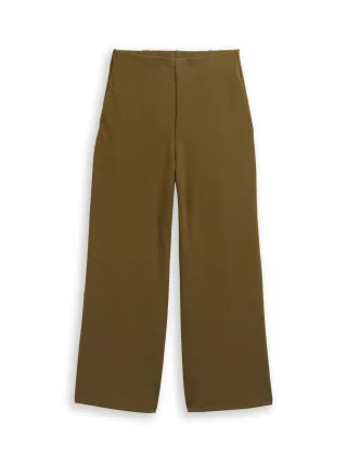 Denim Tom Tailor - High Waist Culotte Hose golden olive green - Gr. - L