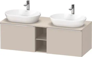 Duravit D-Neo Konsolenwaschtischunterbau wandhängend Taupe Matt 1400x550x459 mm - DE4950B10910000 DE4950B10910000