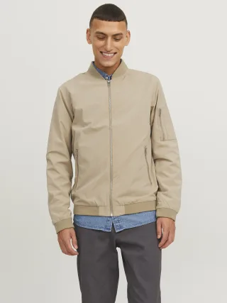 JACK&JONES - JJERUSH BOMBER NOOS Crockery - Gr. - S