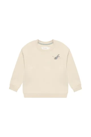 Leevje Little Dog Oversized Sweatshirt - in Cappuccino 98/104
