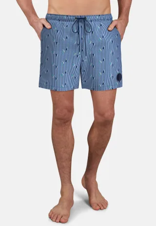 CECEBA Bodywear - Bademode Männlich blau-mittel-allover - Gr. - 8