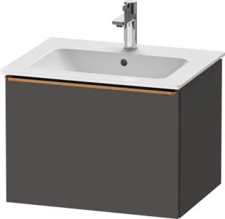 Duravit D-Neo Waschtischunterbau wandhängend Graphit Matt 610x462x440 mm - DE4261004490000 DE4261004490000