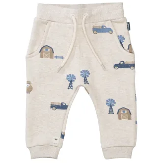 STACCATO - Kn.-Jogginghose soft sand mel.aop - Gr. - 68