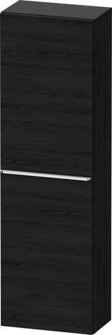 Duravit D-Neo Halbhochschrank Eiche Schwarz Matt 400x240x1320 mm - DE1318L10160000 DE1318L10160000