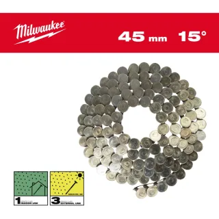 Milwaukee Coilnägel für M18FRCN45 Ringschaft verzinkt 15° - 4932499315