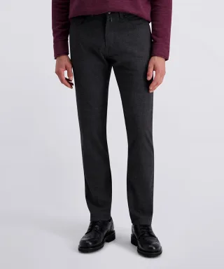 Pierre Cardin 5-Pocket-Hose "PC-Lyon" fein gemusterst