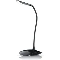 Brandson Schreibtischlampe Bürolampe, Tischleuchte, leuchtstarke 70 Lumen, Energiesparend, 3 Watt, mehrere Helligkeitsstufen, LED fest integriert, warmweiß, Stromsparend, 3 Helligkeitsstufen, Batteriebetrieb möglich