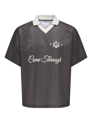 ONLY&SONS - ONSZIDAN SS RESORT FB JERSEY TEE Huckleberry - Gr. - S