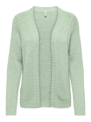 ONLY - ONLGEENA LS OPEN CARDIGAN KNT Subtle Green - Gr. - XL