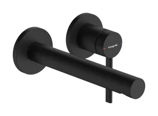 Hansgrohe 2-Loch Waschtischmischer Unterputz Zesis S F-Set 195mm Auslauf mattschwarz, 74750670 74750670