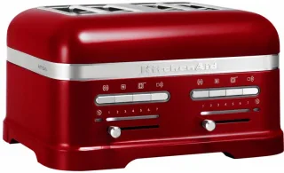KitchenAid Toaster "Artisan 5KMT4205ECA LIEBESAPFEL-ROT" 4 kurze Schlitze für 4 Scheiben 2500 W mit Sandwichzange