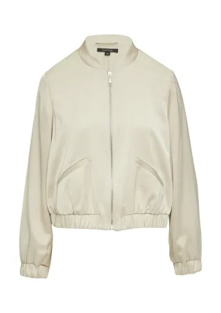 comma - Leicht gefüttertes Blouson mit Stehkragen beige - Gr. - 40