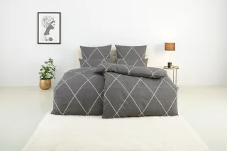 OTTO home Bettwäsche "Belle" 2 Stk. Renforcé Qualität, Reißverschluss